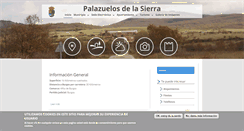 Desktop Screenshot of palazuelosdelasierra.es